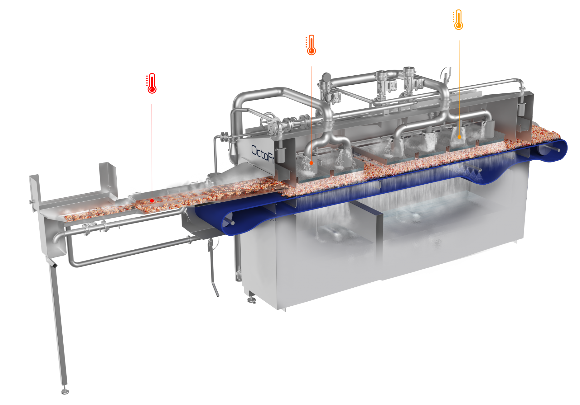 industrial cooker for shrimp